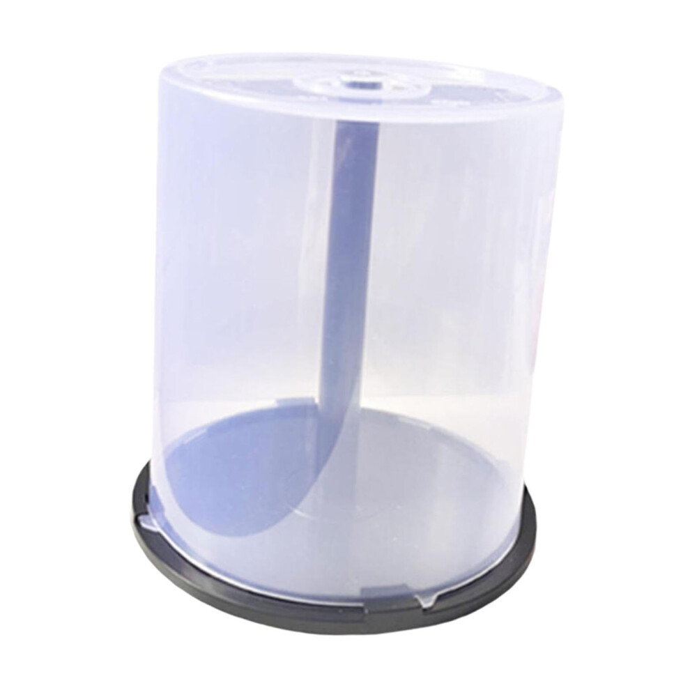 Cd Storage Bucket 100-Disc Capacity, Empty Dvd Storage Bucket For Bedroom Desktop 9084446061659