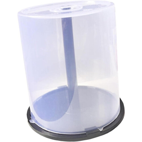 CD Storage Bucket 100-Disc Capacity, Empty DVD Storage Bucket for Bedroom Desktop 2