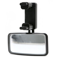Baby Car Glass Rear Seat Wide Angle View Reflector 360 Degree Rotation Universal Fit Easy Installation