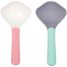 2 Pcs Pet Food Scoop Durable Pet Dry Food Feeding Spoon Cat Food Scoop for Dog Cat Food Dispenser Cat Paw Shape