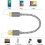 6 inch USB C Cable Short, CableCreation Short USB to USB C Cable 3A Fast Charging Cable 9