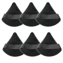 6pcs Washable Powder Puff Washable Makeup Puff Pure Cotton Powder Velour Soft Face Makeup Tool