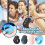 Rechargeable Bluetooth Shutter Release Selfie Self-Timer Mini Fingertip Remote Button R3G7 For Phones Black 1 Pc 3