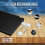 Portable USB Rechargeable LED Clip On Bed Reading Book Light, Dimmable Bookmark Light 16