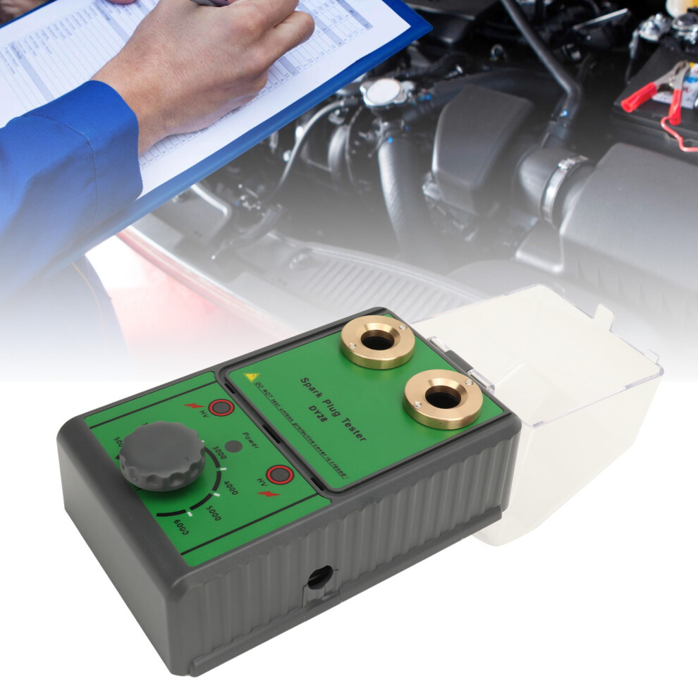 Double Hole Spark Plug Tester, Adjustable Frequency, 12V Gasoline Engine Analyzer-image-OPC-PKQH8H6-NEW