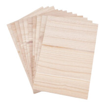 Karate Breaking Board 10 Pieces Wooden Taekwondo Board 0.5 cm Thickness Portable Boxing Equipment