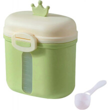 Baby Milk Powder Dispenser Pot Portable Baby Formula Powder Dispenser Milk Powder Container with Spoon Milk Powder Storage Box for Travel Outdoor