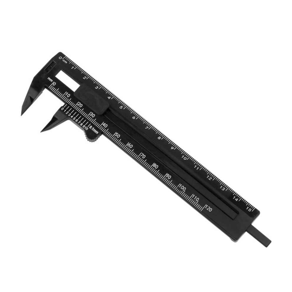 Vernier Caliper Micrometer 0-120/0-150Mm Double Scale Jewelry Diameter Measurement Office Tool Black 9084446062540