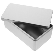 Empty Metal Dose Mit Deckel Aus Weißblech Für Tee Und Leckereien
