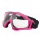 Pink Frame Ski Goggles with PC Transparent Lenses UV Windproof Adjustable 15