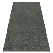 Carpet wall-to-wall INDUS green 27 plain, MELANGE 100x400 cm