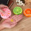 Creative Portable Mini 7 Day Weekly Circular Shape Rotary Cute Fruit Style Pill Storage Case BoxMulticolor3 PCS 3