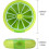 Creative Portable Mini 7 Day Weekly Circular Shape Rotary Cute Fruit Style Pill Storage Case BoxMulticolor3 PCS 10
