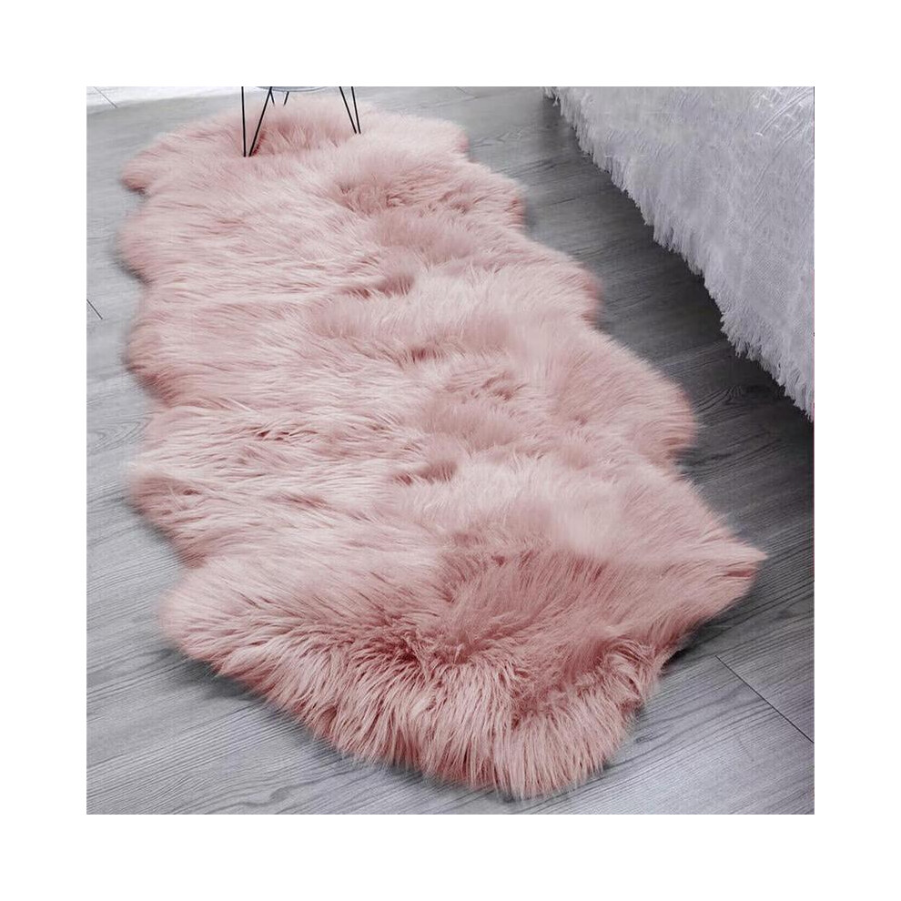 (Solid Color, 60Cmx180cmï¼23.62Inch*70.86Inchï¼) Solid Color Soft Fluffy Large Rug, 1 Count Non-Slip Imitation Cashmere Floor Carpet, Indoor Decora 5054092295467