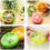 Creative Portable Mini 7 Day Weekly Circular Shape Rotary Cute Fruit Style Pill Storage Case BoxMulticolor3 PCS 16