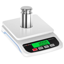 Digitale Tischwaage 10 kg / 1 g abs blau weiß 14_0008341