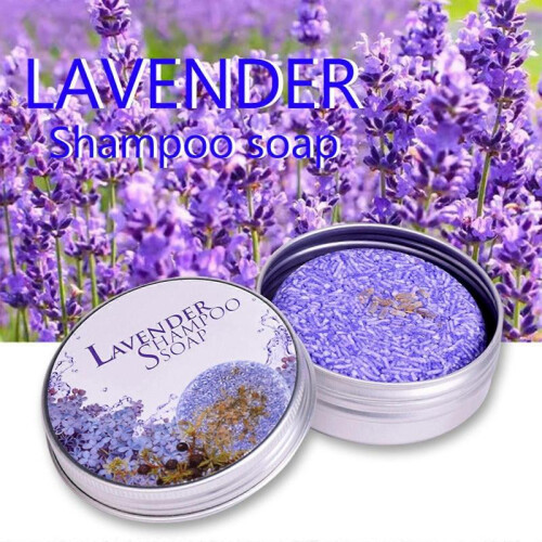 60g lavender shampoo soap, refreshing and clean hair 1