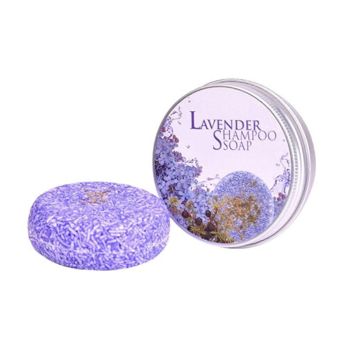 60g lavender shampoo soap, refreshing and clean hair