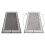 Carpet MATEO 8034/644 Modern frame - structural grey 140x190 cm 2