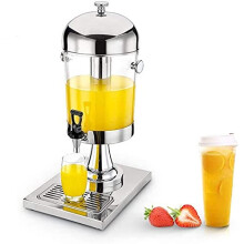 Beer Dispenser, Stainless Steel Beer Keg Dispenser, Juice Drink Vending Machine, Commercial Beverage Cooler