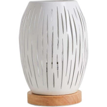 E27 60W White Table Lamp for Home Indoor Simple Desk Lighting AC Powered Lights Art Decor