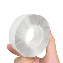 Double Sided Tape Removable Adhesive Transparent Nano Tape 25mm x 3m Reusable Multifunctional Heavy Duty Mounting 1 Pc