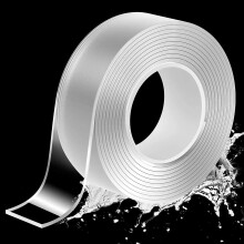 Double Sided Tape Heavy Duty 16.5ft 5m Multipurpose Wall Mounting Tape Removable Reusable Adhesive For Posters Carpets