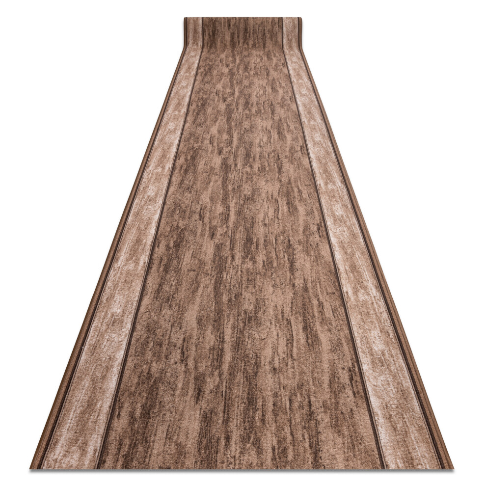 Photos - Area Rug Runner anti-slip RAMA gum brown 80cm 80x1000 cm