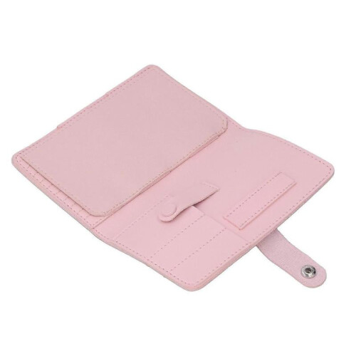 Nail Drill Bits Storage Bag Multipurpose Portable PU Leather Compartment Design Nail Polish Head Hol 2