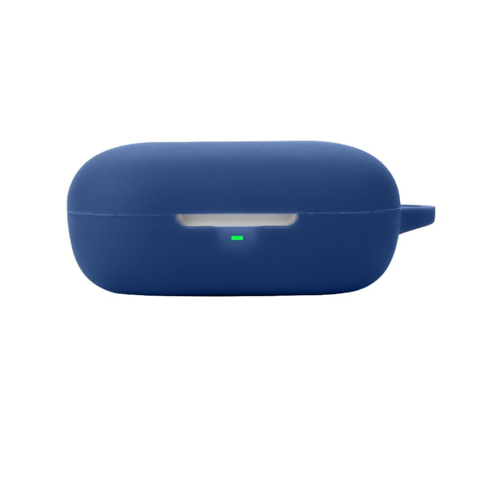 Tooth Earphone Case Silicone Case Anti-Scratch Shockproof Navy For Motorola Moto Buds Blue 9393856929061