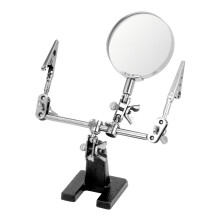 Helping Hand Magnifier Magnifying Glass Jewelry Clamp Holder Soldering Stand For Jewelry Making And Jewelry Repair