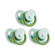 3pcs Puppy Kittens Pacifier Set Reusable Cartoon Chewing Toy for Small Pet Use 25-26GreenSmall