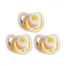 3pcs Puppy Kittens Pacifier Set Reusable Cartoon Chewing Toy for Small Pet Use 25-26PinkSmall