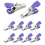 10 Pack Veterinary Electrode Clip Universal Accurate EKG ECG Limb Clip Multi-Function Clamp Adapter 1