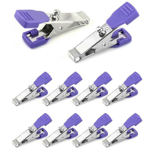 10 Pack Veterinary Electrode Clip Universal Accurate EKG ECG Limb Clip Multi-Function Clamp Adapter