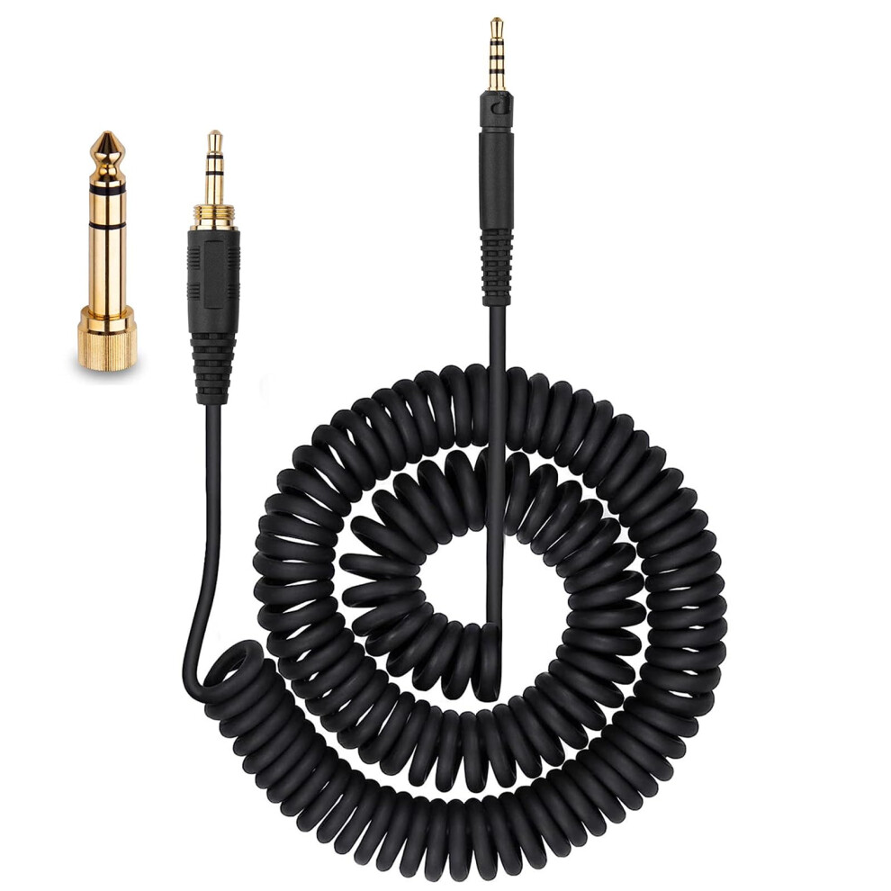 Coiled Aux Cable With 6.35Mm Adapter Compatible With Sennheiser Hd598 Hd599 Hd569 Hd579 Hd558 Hd518 Headphone 9084446064759