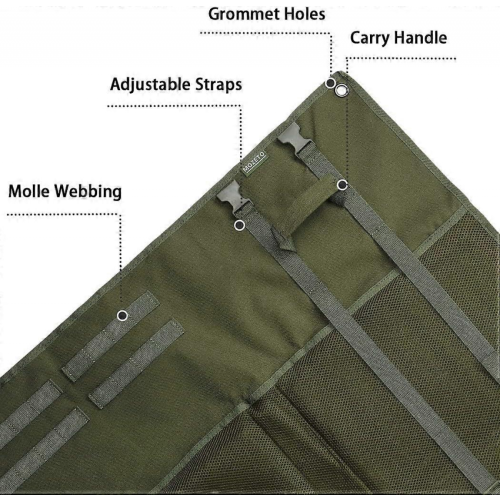 Extra Large Shooting Mat - Padded Waterproof Hunting Mat for Prone Shooting and Range Use, Durable Design and Comfortable Padding 2