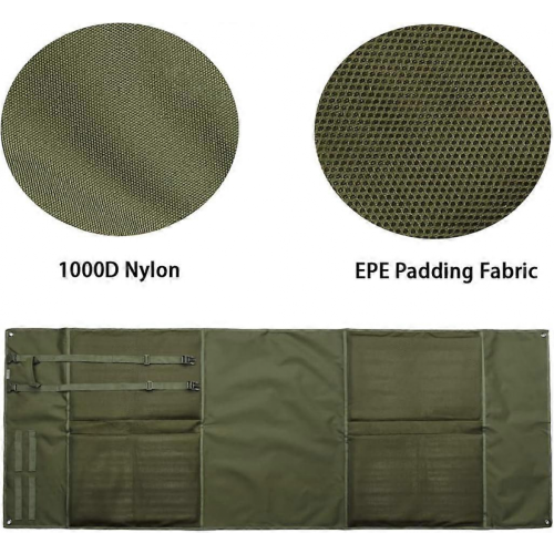 Extra Large Shooting Mat - Padded Waterproof Hunting Mat for Prone Shooting and Range Use, Durable Design and Comfortable Padding 1