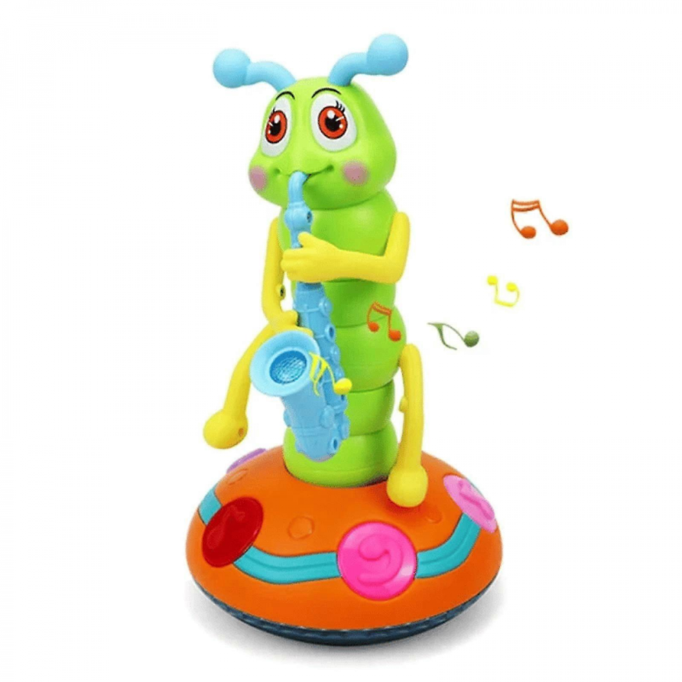 Dancing Saxophone Caterpillar Children's Electric Caterpillar Saxophone Toys