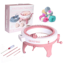 22/40/48needle Handmade Knitting Machine Cylinder Wool Loom Scarf Sweater Hat Socks Adult Children Lazy Artifact Christmas Gift48 Machine with Box