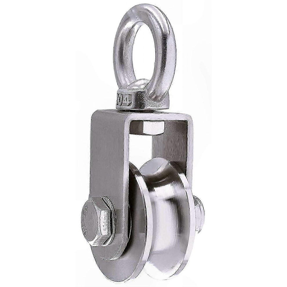 Heavy Duty 500Kg Capacity Pulley With Dual Bearings, 48Mm Diameter Cable Wheel For Rigging And Lifting Applications 7057162208792
