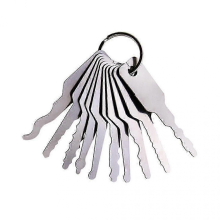 10 Pieces Practical Unlocking Lock Repair Jiggler Keys 3inch Length Keys Tools[jkw]