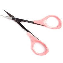 Stainless Steel Curved Eyebrow Scissors Facial Hair