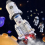 Space Rocket Space Shuttle Educational Toy Lights Sound 5in1white 3