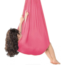 Indoor Therapy Swing for Kids with Soft Rocking DesignRose Red100*280CM