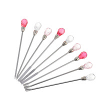9-teiliges Set Nagelart Rührstäbchen für Maniküre und Glitzer