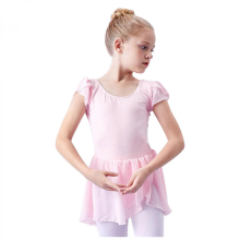 Toddler Girls Ballet Dresses Leotards with Skirt Dance Dress Ballerina Tutu OutfitPink130cm