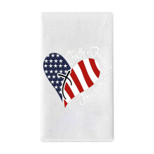 Independence Day Themed Towel For Kitchen And Bathroom, Soft Cloth Face And Dish Drying Towel, Model KYm428, 60X40cm, Color B