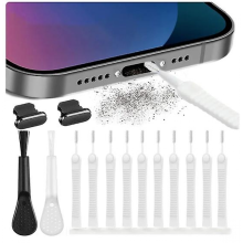 iPhone Mobil telefon laddning port dammplugg rengörare kit