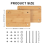 Book Press Bookbinding, Wooden Bamboo Book Press 3